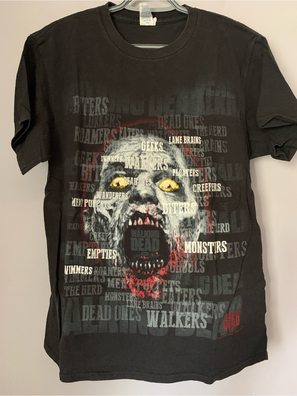 The Walking Dead Black T-shirt Size Medium